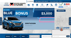 Desktop Screenshot of myerskanatahyundai.com