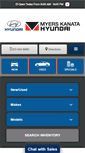 Mobile Screenshot of myerskanatahyundai.com